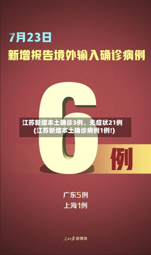 江苏新增本土确诊3例、无症状21例(江苏新增本土确诊病例1例!)-第3张图片