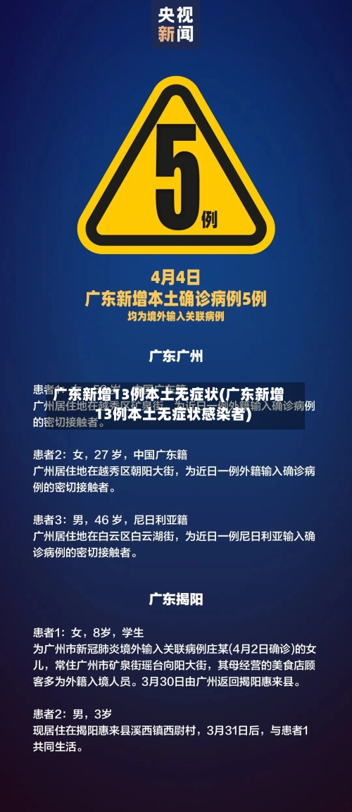 广东新增13例本土无症状(广东新增13例本土无症状感染者)-第2张图片