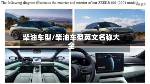 柴油车型/柴油车型英文名称大全