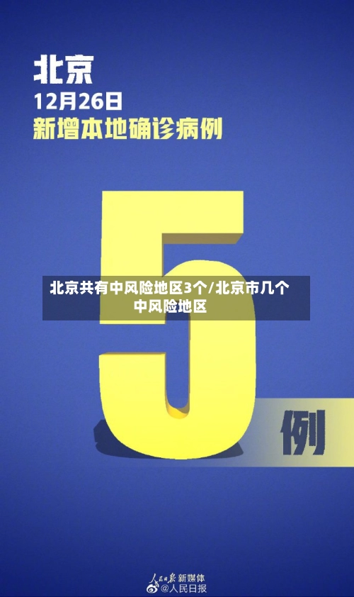 北京共有中风险地区3个/北京市几个中风险地区