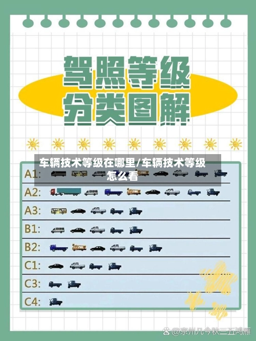 车辆技术等级在哪里/车辆技术等级怎么看-第3张图片