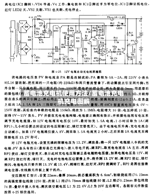 蓄电池充电机使用方法/蓄电池充电机充电图解-第2张图片