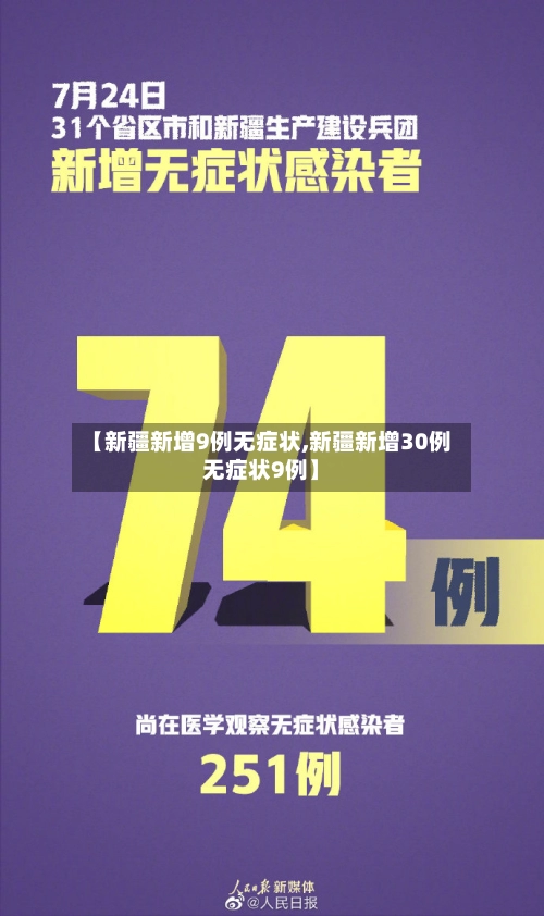 【新疆新增9例无症状,新疆新增30例无症状9例】