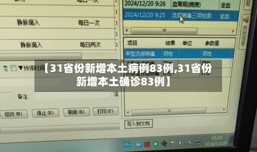 【31省份新增本土病例83例,31省份新增本土确诊83例】