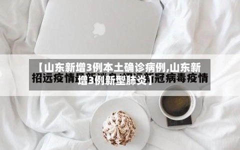 【山东新增3例本土确诊病例,山东新增3例新型肺炎】
