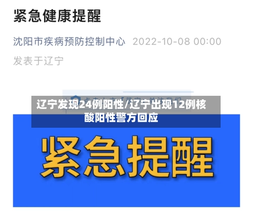 辽宁发现24例阳性/辽宁出现12例核酸阳性警方回应