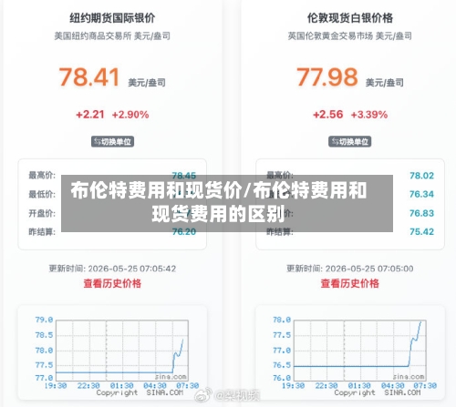 布伦特费用和现货价/布伦特费用和现货费用的区别