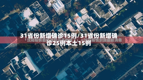 31省份新增确诊15例/31省份新增确诊25例本土15例